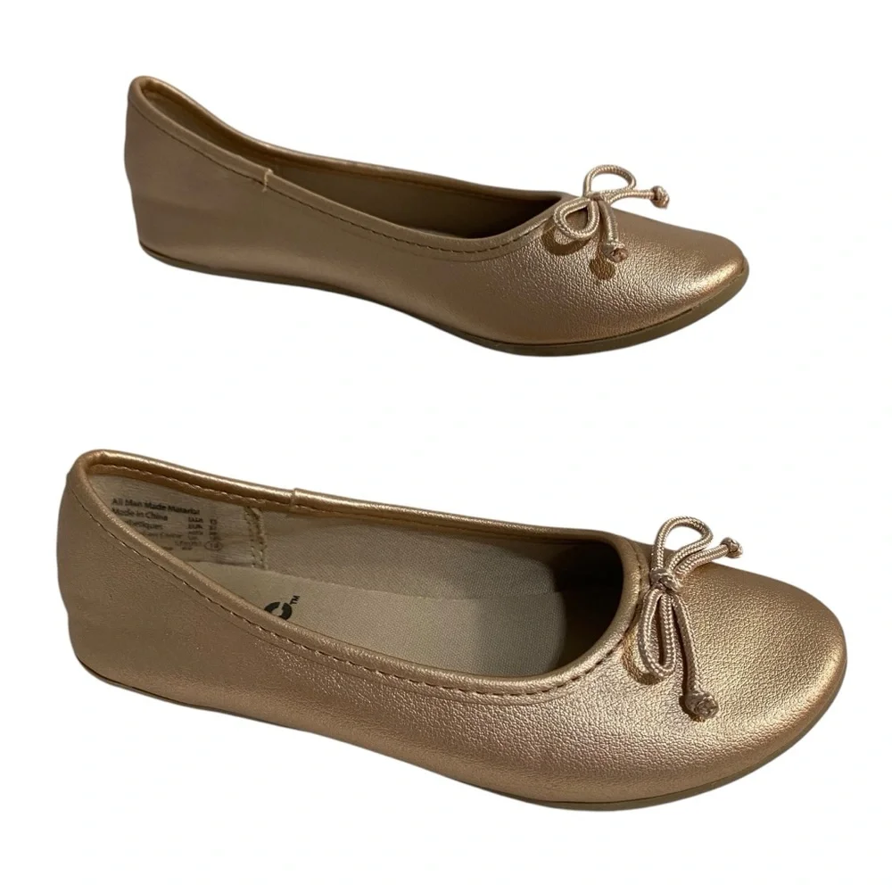 ZOE & ZAC Shoes Ballet Flats Size 13 Rose Gold Padded Footbed